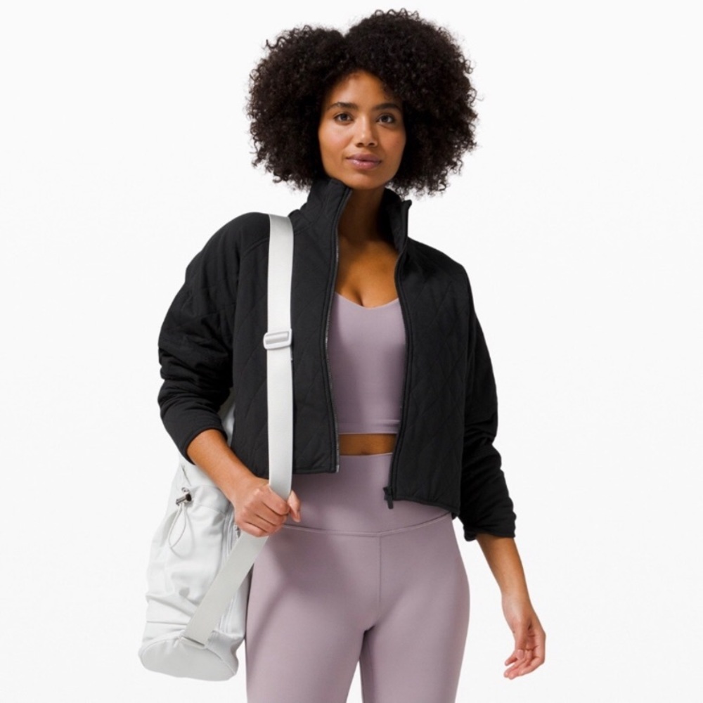 🖤LULULEMON QUILTED CALM JACKET/COAT-BLACK, 12🖤 - Picture 2 of 16